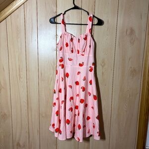 Rockin’ Bettie Strawberry Swing Summer Dress
